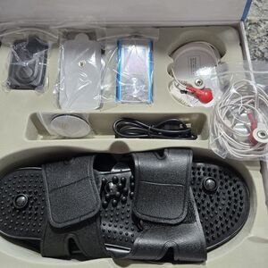 NRG Palm Massager Digital Therapy Limited Edition Combo Set With Massage Shoes